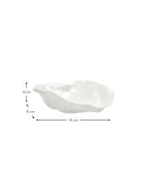 Bol apéritif en porcelaine coquillage Kelia, 2 pièces, Porcelaine (dolomite), Blanc perle, larg. 13 x haut. 4 cm