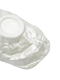 Porzellan-Dipschalen Kelia in Muschelform, 2 Stück, Porzellan (Dolomit), Perlweiß, B 13 x H 4 cm