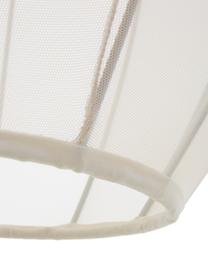 Lámpara de techo de tejido malla Beau, Anclaje: metal con pintura en polv, Pantalla: tela, Cable: cubierto en tela, Blanco crema, Ø 40 x Al 40 cm