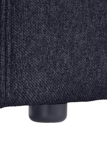 Fauteuil Lennon, Tissu bleu foncé, larg. 130 x prof. 101 cm