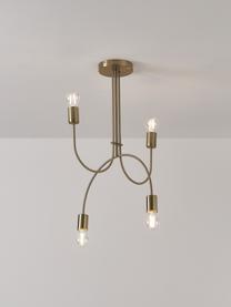 Plafondlamp Bea, Goudkleurig, B 49 x H 69 cm