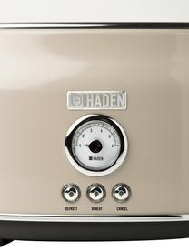 Toaster Dorset, Edelstahl, beschichtet, Beige, Silberfarben, B 32 x H 19 cm