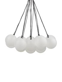 Závěsné svítidlo ze skla Magda, Poloprůhledná, černá, Ø 55 cm, V 110 cm