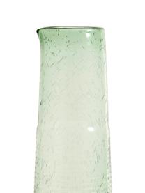 Carafe soufflée bouche Greenie, 1,3 L, Verre recyclé, Vert, Ø 8 x haut. 30 cm, 1,3 l