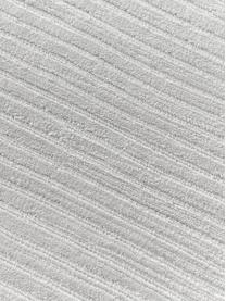 Nadýchaný koberec s vysokým vlasem a strukturovaným povrchem Wes, ručně tkaný, 100 % polyester, certifikace GRS, Šedá, Š 80 cm, D 150 cm (velikost XS)