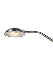 Großer Dimmbarer LED-Deckenfluter Zenith mit Leselampe, Lampenschirm: Metall, Lampenfuß: Metall, Chromfarben, B 53 x H 180 cm