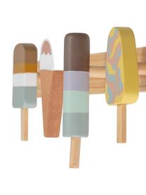 Appendiabiti Ice Creams, Legno di faggio, legno di loto, metallo, Legno di faggio, multicolore, Larg. 38 x Alt. 13 cm