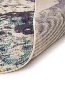 Tapis design à poils ras Celestial, Tons beiges, tons bleus, larg. 160 x long. 220 cm (taille M)