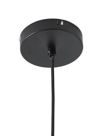 Lampada a sospensione in corda di canapa intrecciata Mira, Baldacchino: metallo, verniciato a pol, Paralume: corda di canapa, metallo, Marrone, Ø 30 x Alt. 22 cm