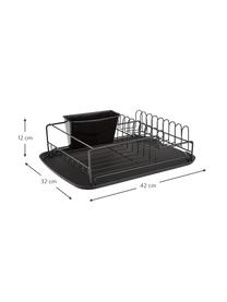 Suszarka do naczyń Discha, Stelaż: metal powlekany, Czarny, S 42 x W 12 cm