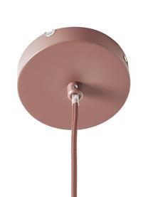 Lampa wisząca z siateczki Beau, Stelaż: metal malowany proszkowo, Brudny różowy, Ø 60 x W 150 cm