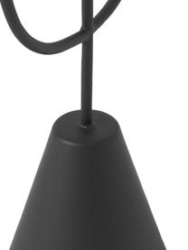 Kandelaar Reem van metaal, Gecoat metaal, Zwart, B 22 x H 41 cm