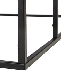 Metall-Couchtisch Neptun, Metall, pulverbeschichtet, Schwarz, B 90 x T 60 cm