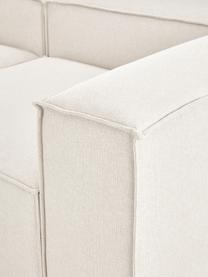 Canapé d'angle modulable beige Lennon, Tissu beige, larg. 238 x prof. 180 cm, méridienne à droite