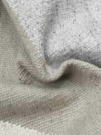 Tappeto in viscosa tessuto a mano con motivo astratto Snefrid, 80% viscosa, 20% lana, Verde, grigio, beige, Larg. 200 x Lung. 300 cm (taglia L)