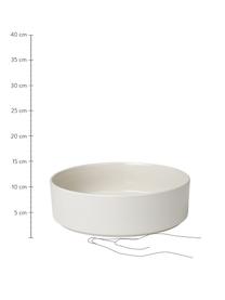 Coupelles à texture mate/brillante Pilar, Céramique, Blanc crème, Ø 27 cm