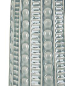 Grande lampe à poser en céramique Nizza, Vert sauge, blanc, Ø 33 x haut. 60 cm