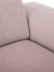 Sofá rinconera Melva (3 plazas), Tapizado: 100% poliéster Alta resis, Estructura: madera de pino maciza, ce, Patas: plástico, Tejido rosa, An 239 x F 143 cm, chaise longue izquierda