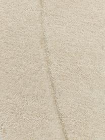 Tapis en laine forme organique, tufté main Kadey, Beige clair, larg. 120 x long. 180 cm (taille S)