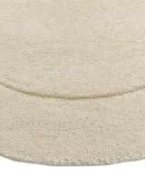 Alfombra artesanal de lana Kadey, Parte superior: 100% lana, Reverso: 100% algodón Las alfombra, Beige, An 120 x L 180 cm(Tamaño S)