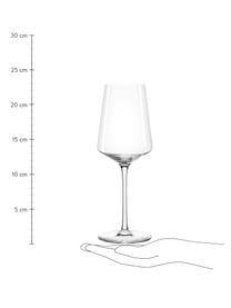 Sklenice na bílé víno Puccini, 6 ks, Sklo Teqton®, Transparentní, Ø 8 cm, V 23 cm, 400 ml