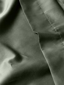 Satin-Bettdeckenbezug Premium aus Baumwolle in Grün, Webart: Satin Fadendichte 400 TC,, Grün, B 200 x L 200 cm
