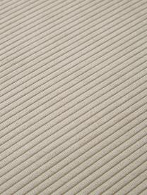 Modulaire bank Lennon (3-zits) in beige van corduroy, Bekleding: corduroy (92% polyester, , Frame: massief grenenhout, FSC-g, Poten: kunststof, Corduroy beige, B 238 x H 119 cm