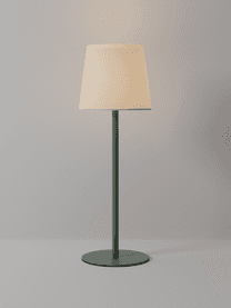 Lampa stołowa z funkcją przyciemniania Fausta, Zielony, biały, Ø 13 x W 37 cm