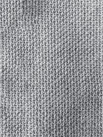 Modulares Sofa Lennon (4-Sitzer) mit Hocker in Hellgrau, Bezug: Polyester Der hochwertige, Gestell: Massives Kiefernholz, FSC, Webstoff Hellgrau, B 327 x T 207 cm