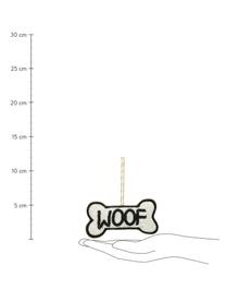 Baumanhänger Woof B 11 cm, 2 Stück, Weiß, Schwarz, 11 x 6 cm