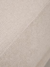 Voetenbank Jasmin in beige, Bekleding: 85% polyester, 15% nylon, Frame: massief sparrenhout FSC-g, Poten: kunststof, Stof beige, B 105 cm x H 43 cm