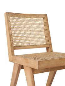Chaise cannage Sissi, Bois clair avec cannage, larg. 46 x prof. 56 cm