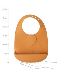 Komplet śliniaków z silikonu Peekaboo, 2 elem., 100% silikon, Brązowy, pomarańczowy, S 19 x D 27 cm