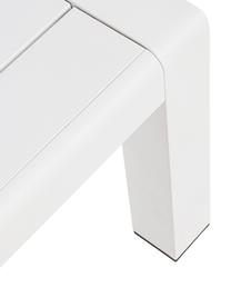 Salon de jardin Konnor, 3 élém., Beige, blanc, Lot de différentes tailles