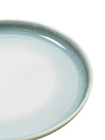 Raňajkový tanier Havana, 4 ks, Kamenina, glazúrovaná, Odtiene modrej, Ø 21 x V 3 cm