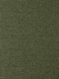 Méridienne avec pieds en métal Fluente, Tissu vert foncé, larg. 202 x prof. 85 cm, dossier à gauche