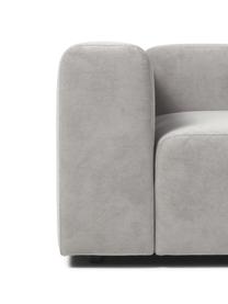 Sillón Lena, Tapizado: tejido (88% poliéster, 12, Estructura: madera de pino, contracha, Patas: plástico, Tejido gris plata, An 134 x F 106 cm