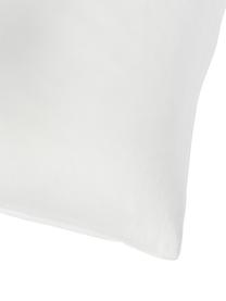 Kussenhoes Aryane van katoen zijdemix, Wit, B 45 x L 45 cm