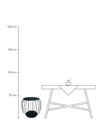 Lampada da giardino mobile dimmerabile Sunrise, Lampada: metallo rivestito, Nero, Ø 44 x Alt. 41 cm