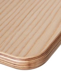 Biurko ścienne z drewna Penny, Blat: sklejka, fornir z drewna , Drewno naturalne, biały, S 100 x G 50 cm