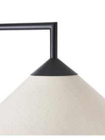 Lampa na čítanie Iris, Béžová, čierna, Ø 45 x V 160 cm