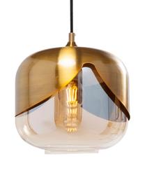 Lampa wisząca ze szkła Golden Goblet, Mosiądz, Ø 25 cm