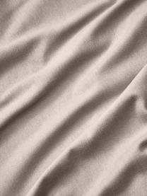 Federa in flanella di cotone beige Biba, Beige, Larg. 50 x Lung. 80 cm