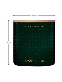Vela perfumada dos mechas Skog (pino, piñas, savia de abedul), Recipiente: vidrio, Caja: cartón, Pino, piñas, savia de abedul, Ø 10 x Al 16 cm