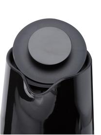 Bollitore elettrico nero lucido Emma, Rivestimento: smalto, Manico: legno di faggio, Nero, 1,2 L
