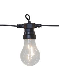 LED-Lichterkette Circus, 405 cm, 10 Lampions, Lampions: Kunststoff, Schwarz, Transparent, L 405 cm