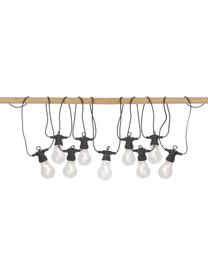 LED-Lichterkette Circus, 405 cm, 10 Lampions, Lampions: Kunststoff, Schwarz, Transparent, L 405 cm