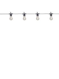 LED lichtslinger Circus, 405 cm, 10 lampions, Lampions: kunststof, Zwart, transparant, L 405 cm