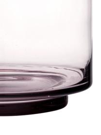 Mundgeblasene Vase Hedria, klein, Glas, Rosa, transparent, Ø 18 x H 16 cm
