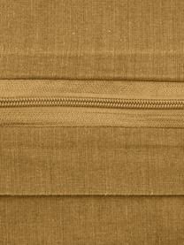 Pościel z bawełny z efektem sprania Arlene, Żółty, 135 x 200 cm + 1 poduszka 80 x 80 cm